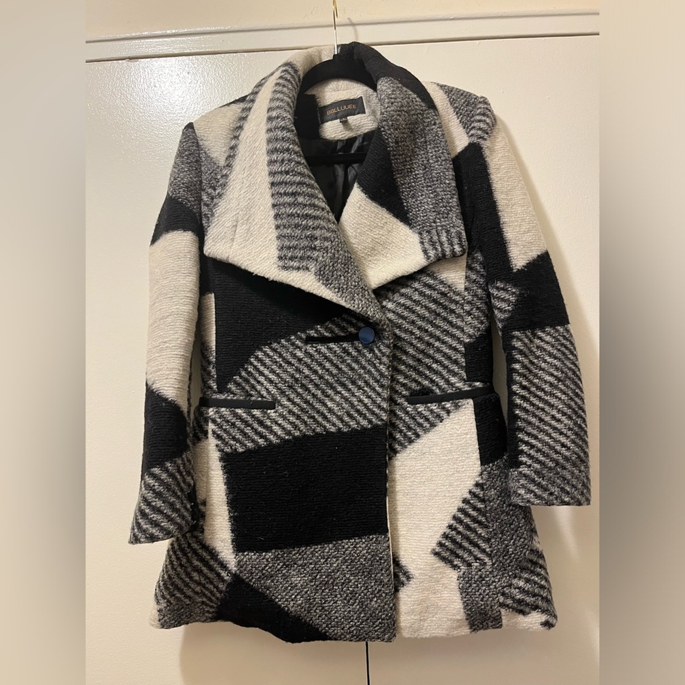 warm soft winter coat size small